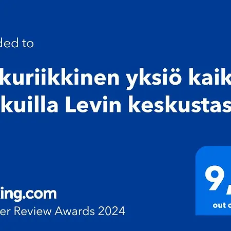 Pikkuriikkinen Yksioe Kaikilla Herkuilla Levin Keskustassa Extérieur photo